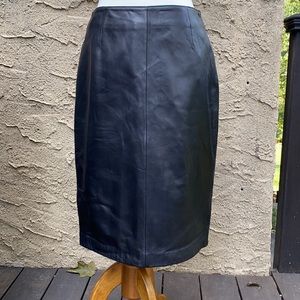 NWT Siena studio leather skirt